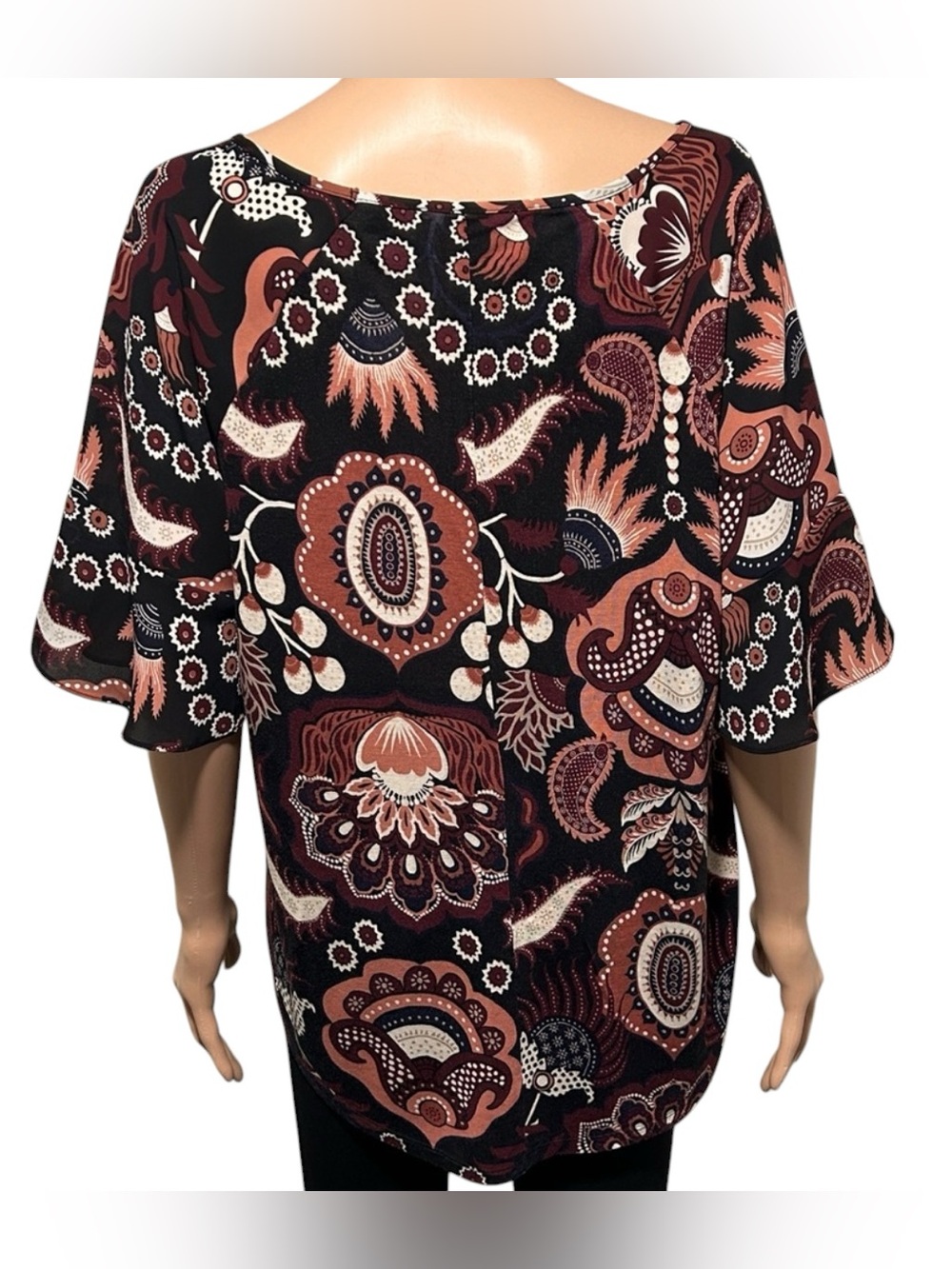 LOFT Multicolor Patterned Blouse - Picture 4 of 6